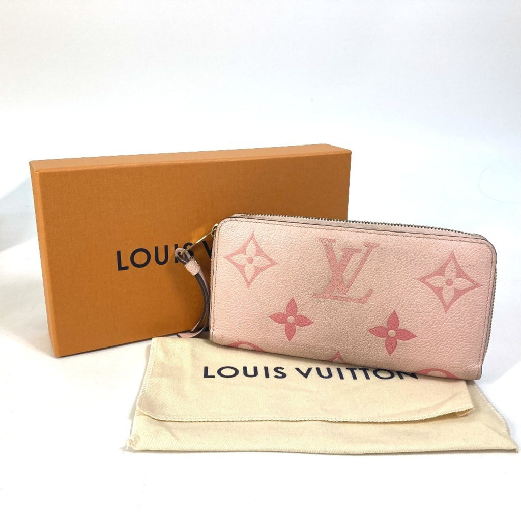 Louis Vuitton Monogram Empreinte Pink Monogram Empreinte Long Wallet