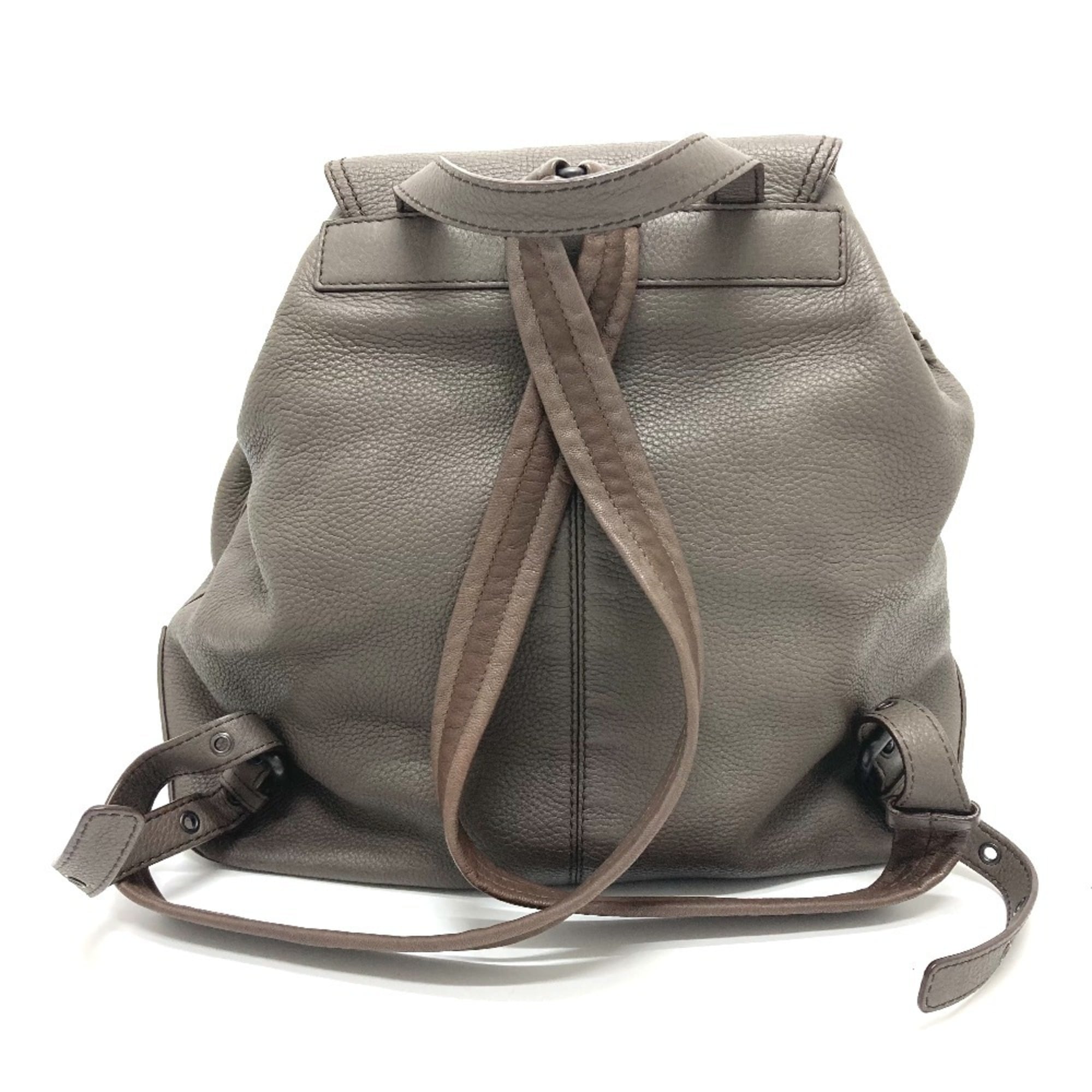 Bottega Veneta Intrecciato Brown Leather Backpack