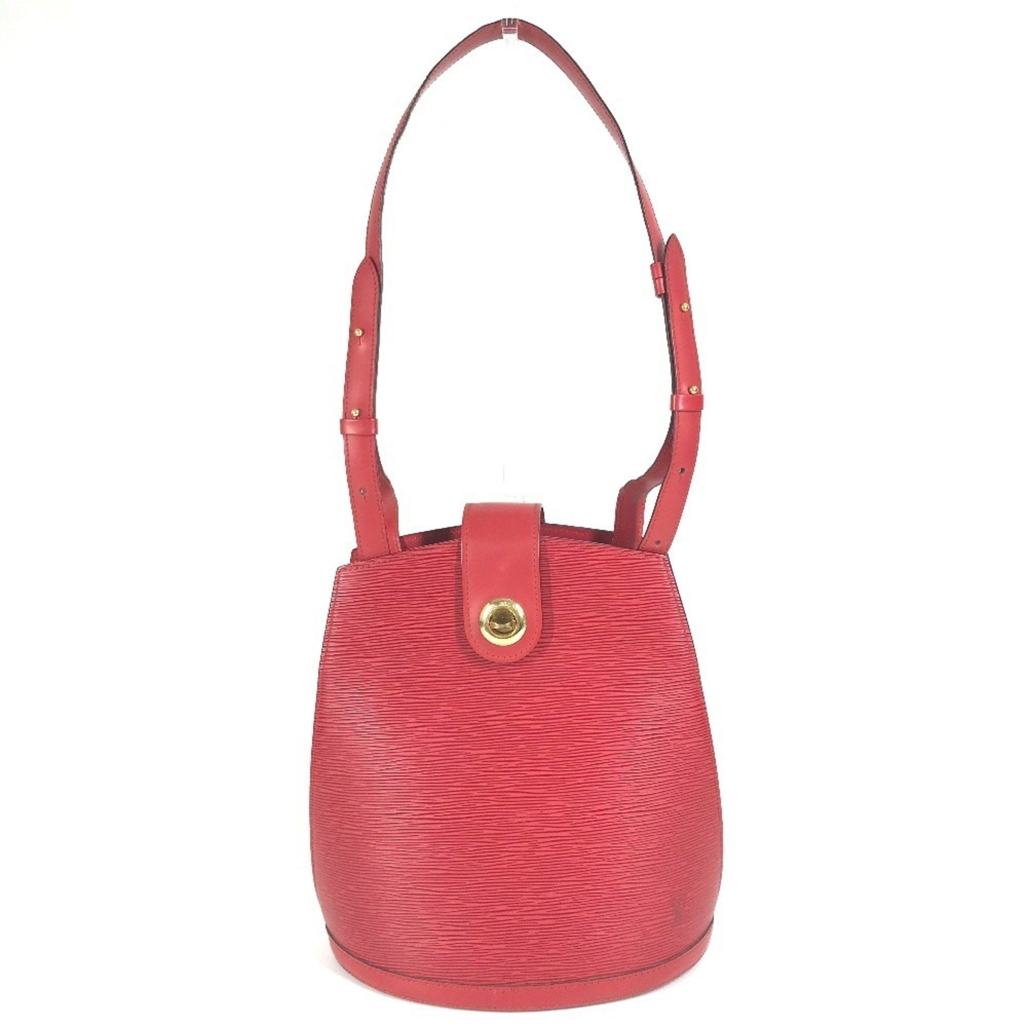 Louis Vuitton Castilian Red Red Color Epi Leather Shoulder Bag