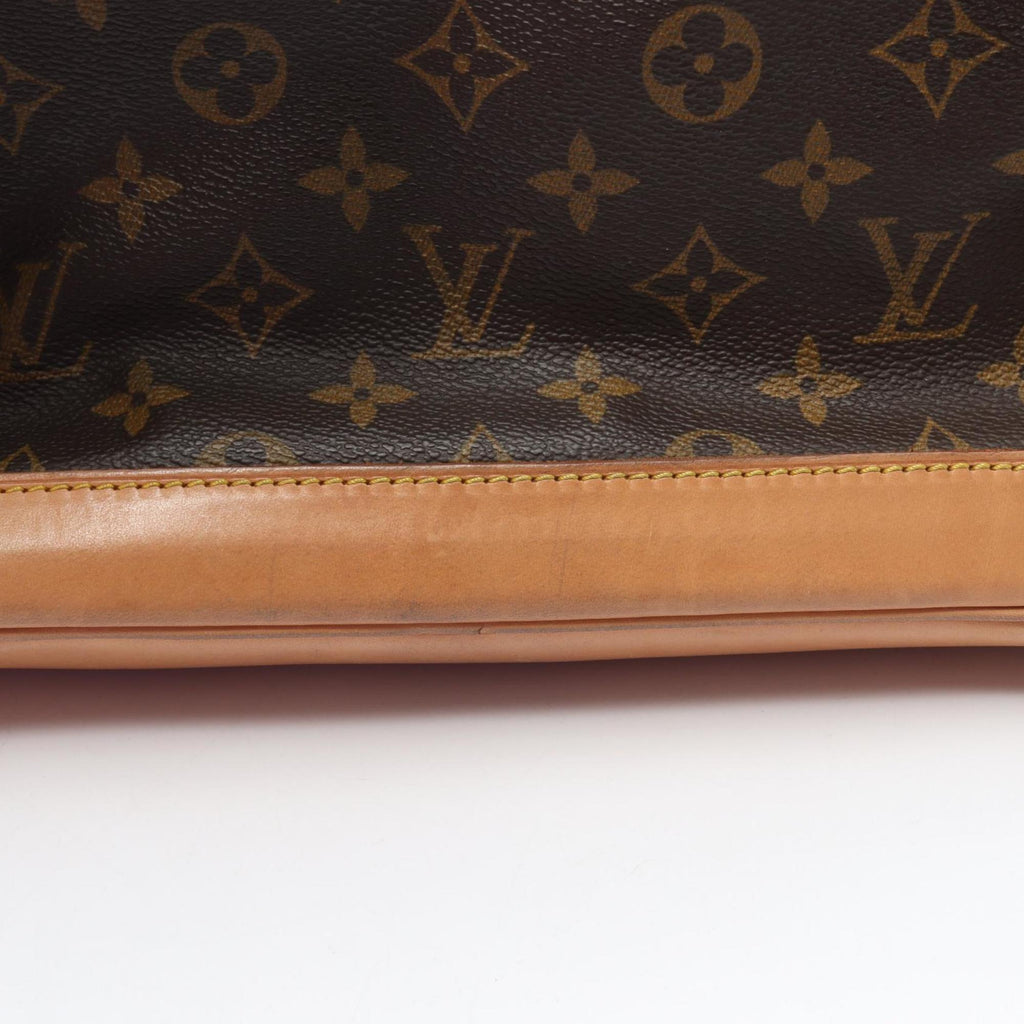 Louis Vuitton Brown Coated Canvas Leather Backpack Handbag