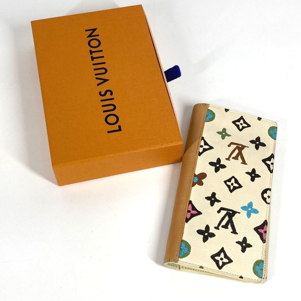 Louis Vuitton Monogram Multi-Color White Monogram Long Wallet