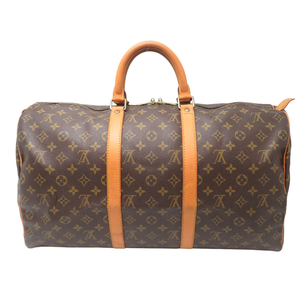 Louis Vuitton Brown Monogram Boston Bag
