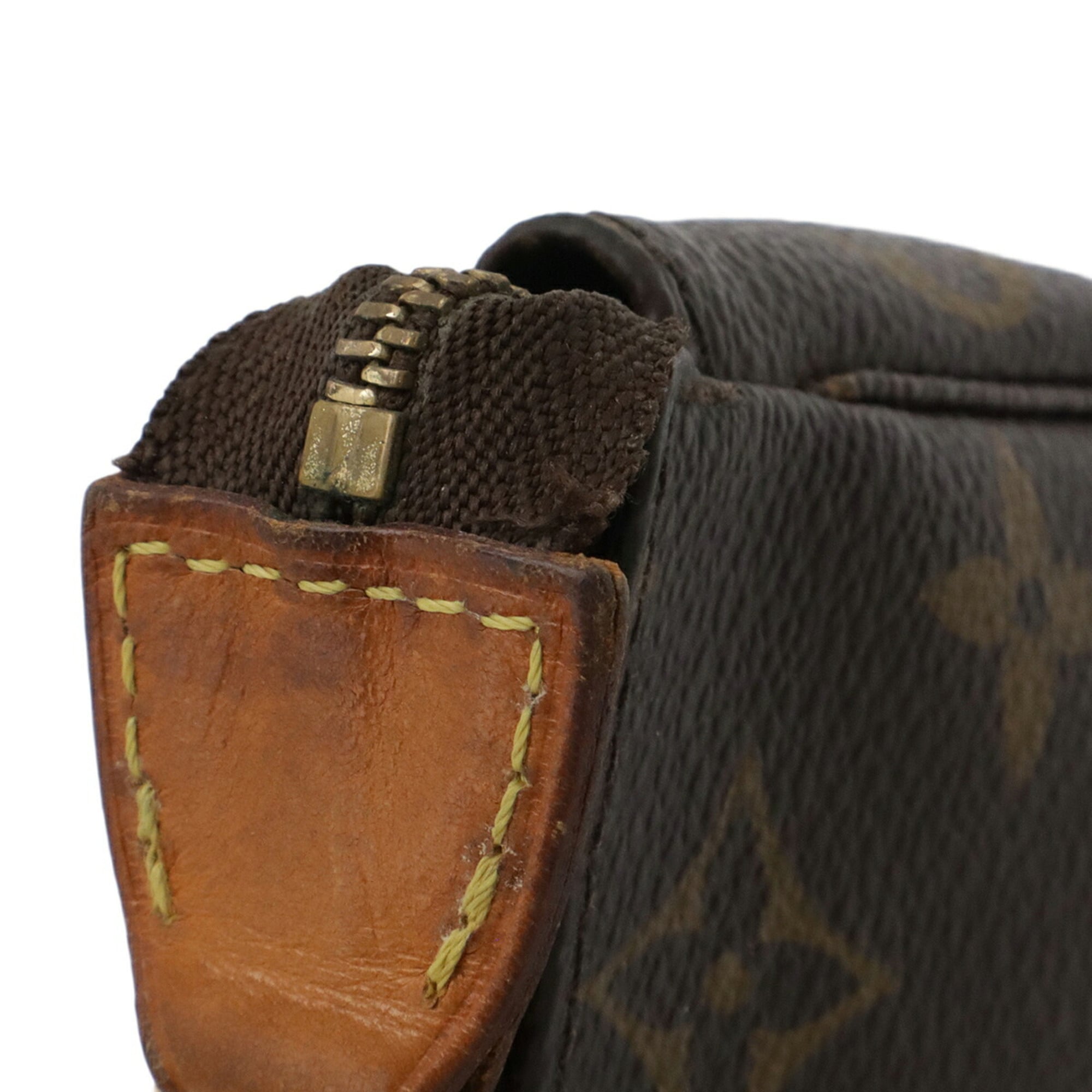 Louis Vuitton Brown Monogram Pochette Pouch