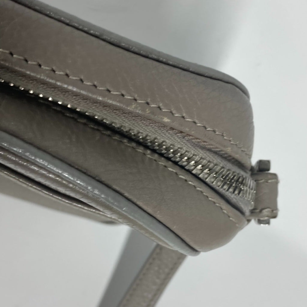 Christian Dior Gray Leather Clutch Bag (Pre-Owned)
