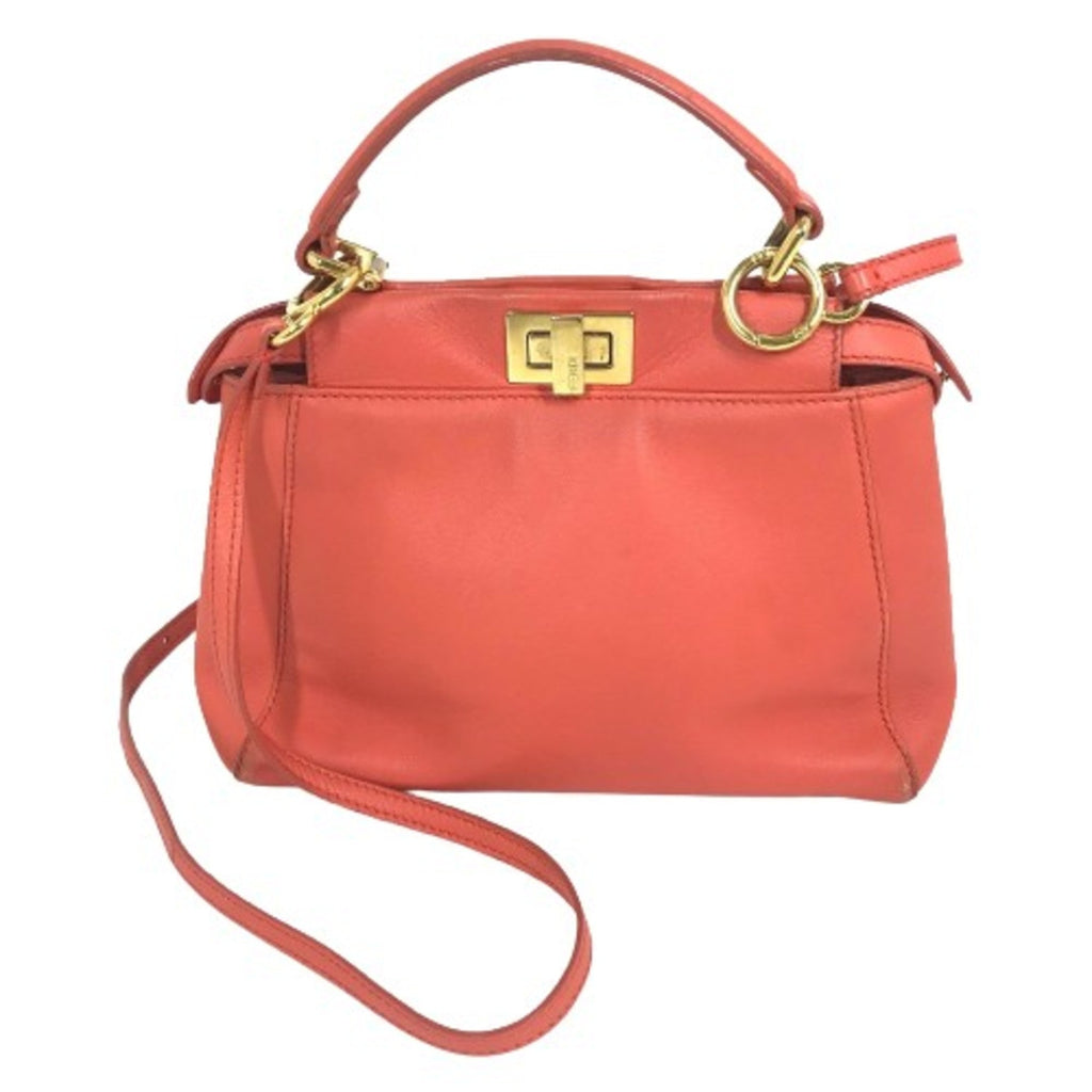 Fendi Pink Leather Handbag