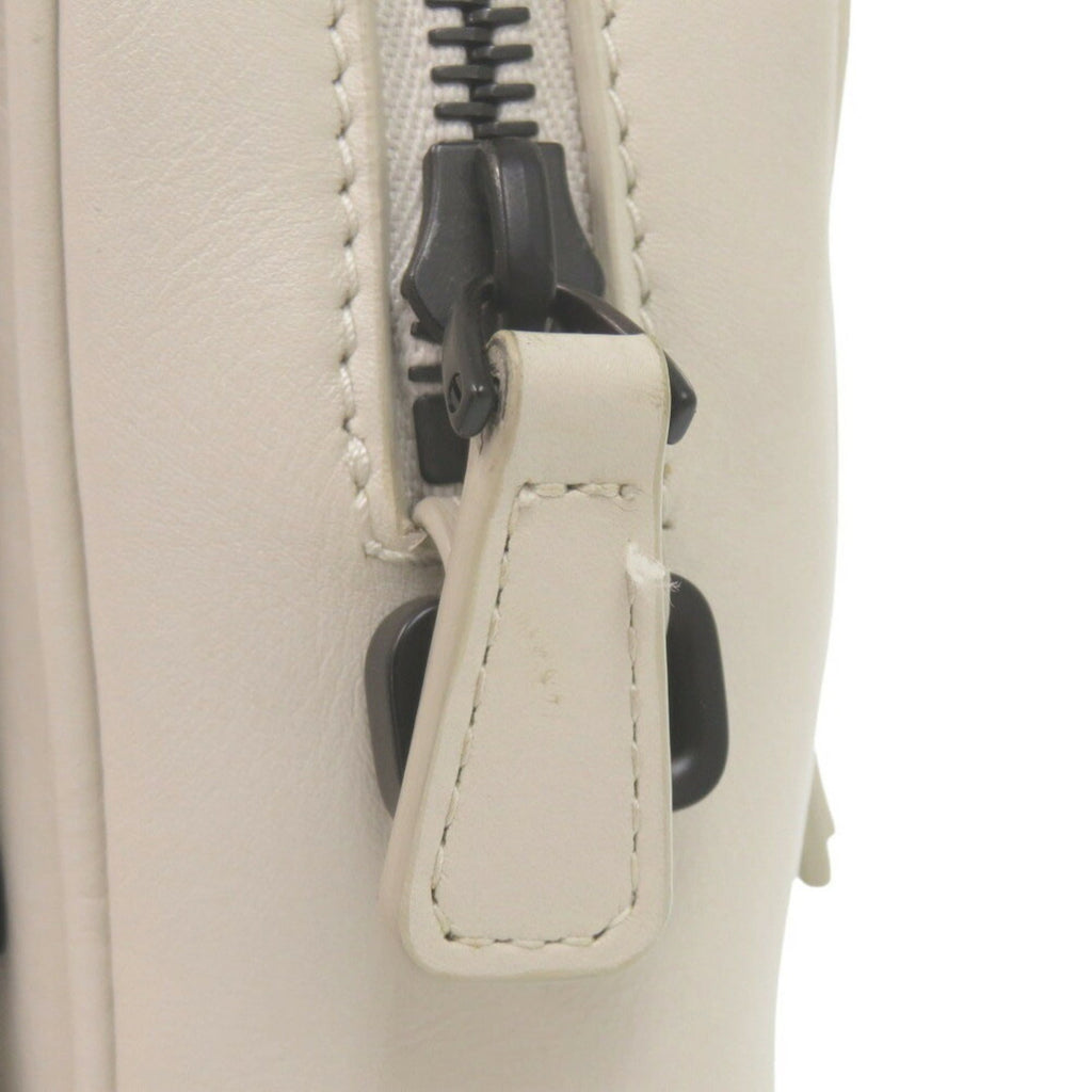 Bottega Veneta Ivory Leather Shoulder Bag