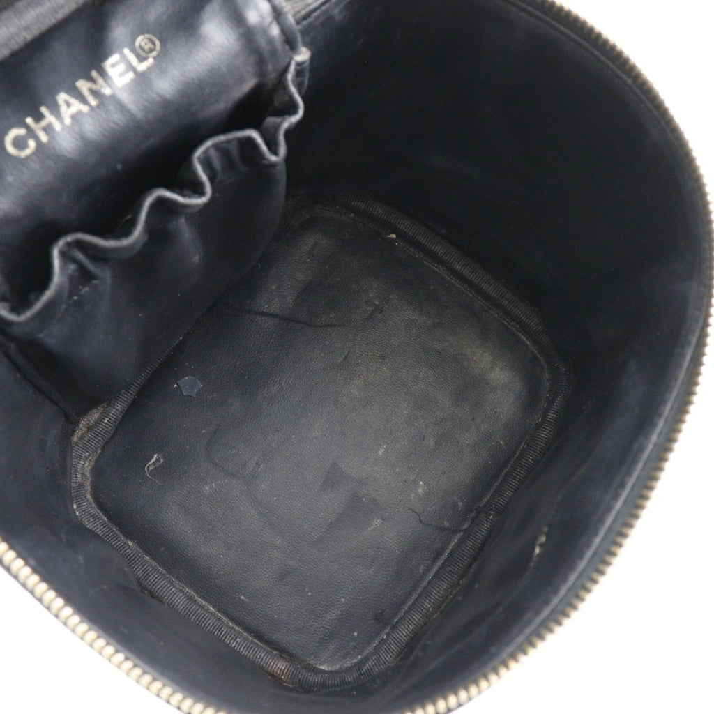 Chanel Caviar Skin Black Caviar Leather Handbag
