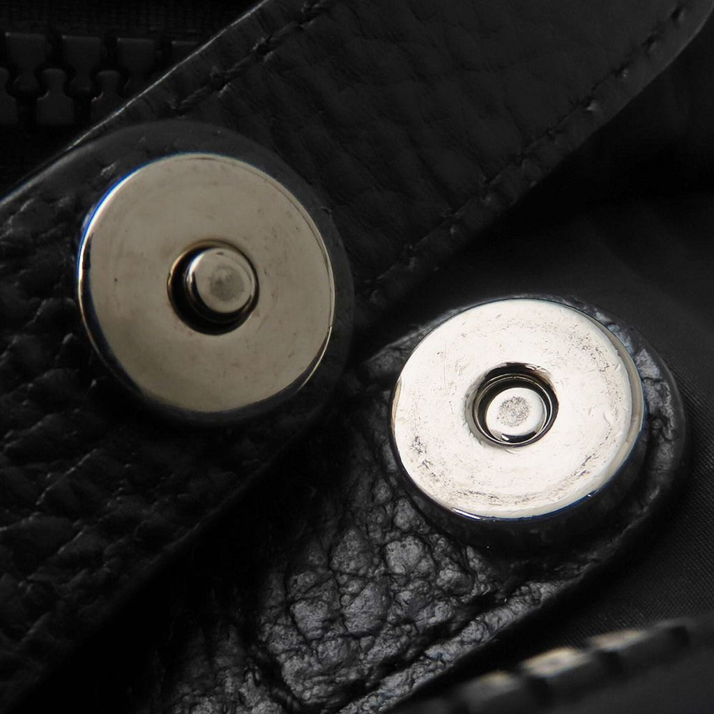 Gucci Black Nylon Leather Backpack (Pre-Owned)