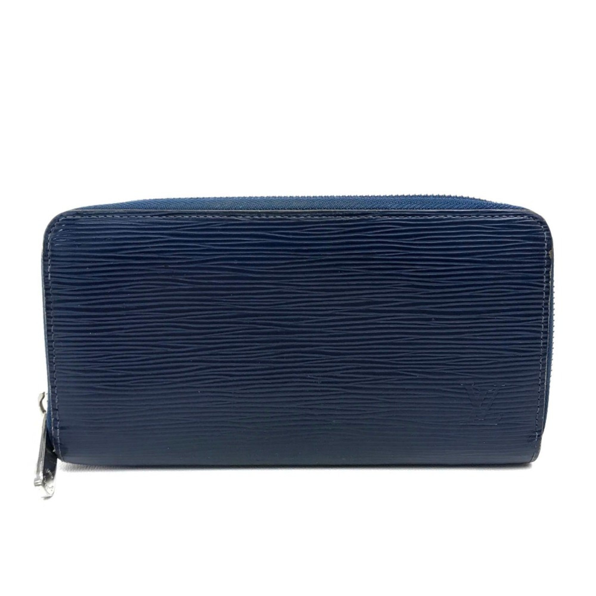 Louis Vuitton Blue Leather Long Wallet