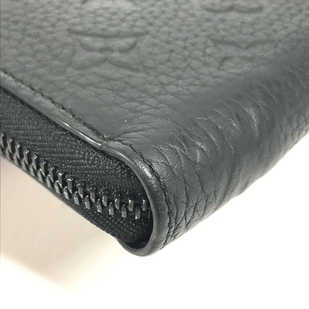 Louis Vuitton Black Noir Leather Long Wallet