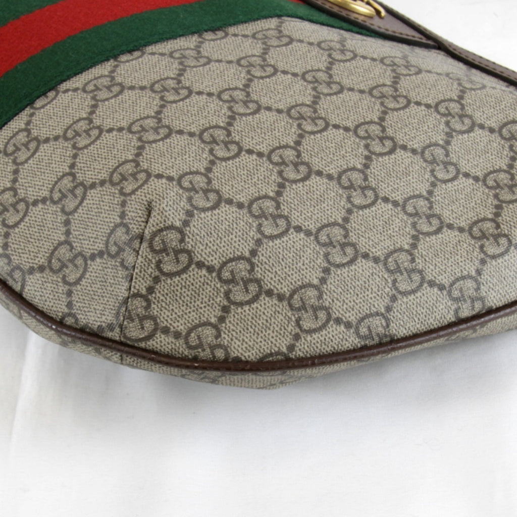 Gucci Ophidia Brown Gg Supreme Shoulder Bag (Pre-Owned)
