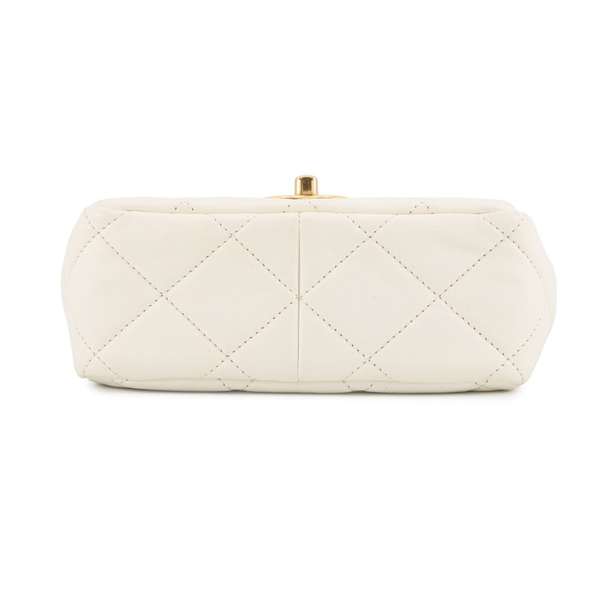 Chanel White Leather Handbag Shoulder Bag