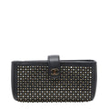 Chanel Black Leather Rhinestone Handbag