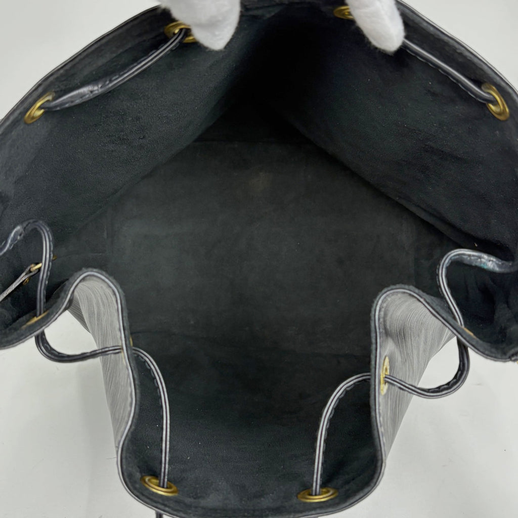 Louis Vuitton Black Noir Epi Leather Shoulder Bag