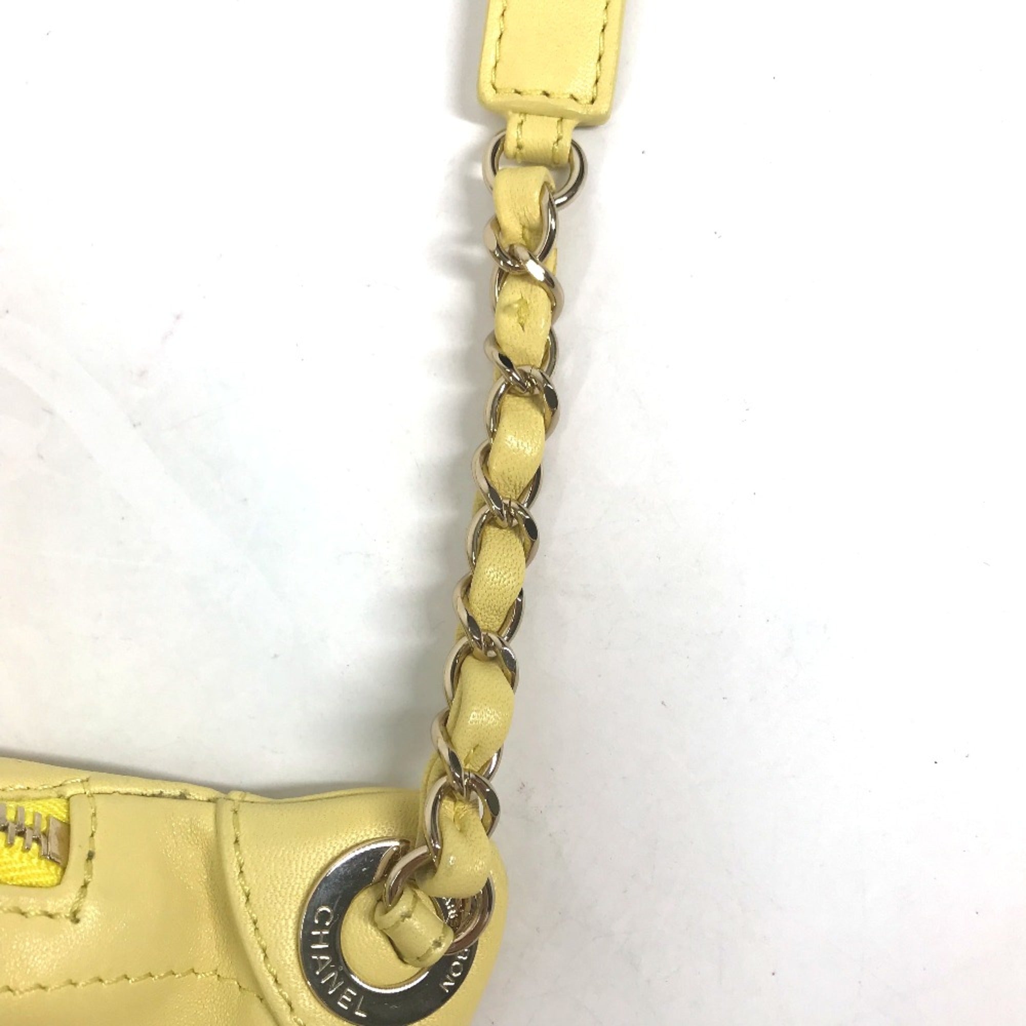 Chanel Yellow Leather Other