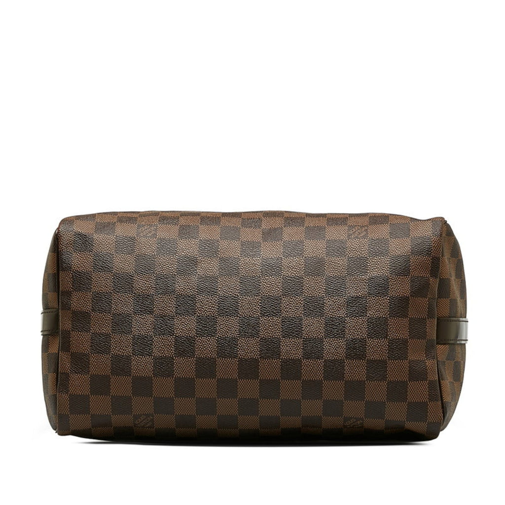 Louis Vuitton Brown Pvc Leather Handbag Shoulder Bag