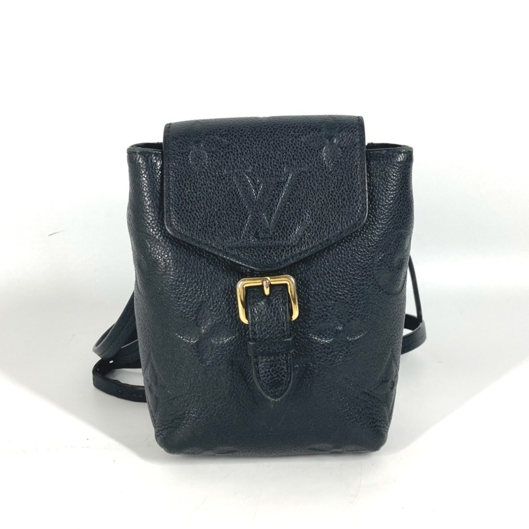 Louis Vuitton Black Noir Monogram Empreinte Backpack
