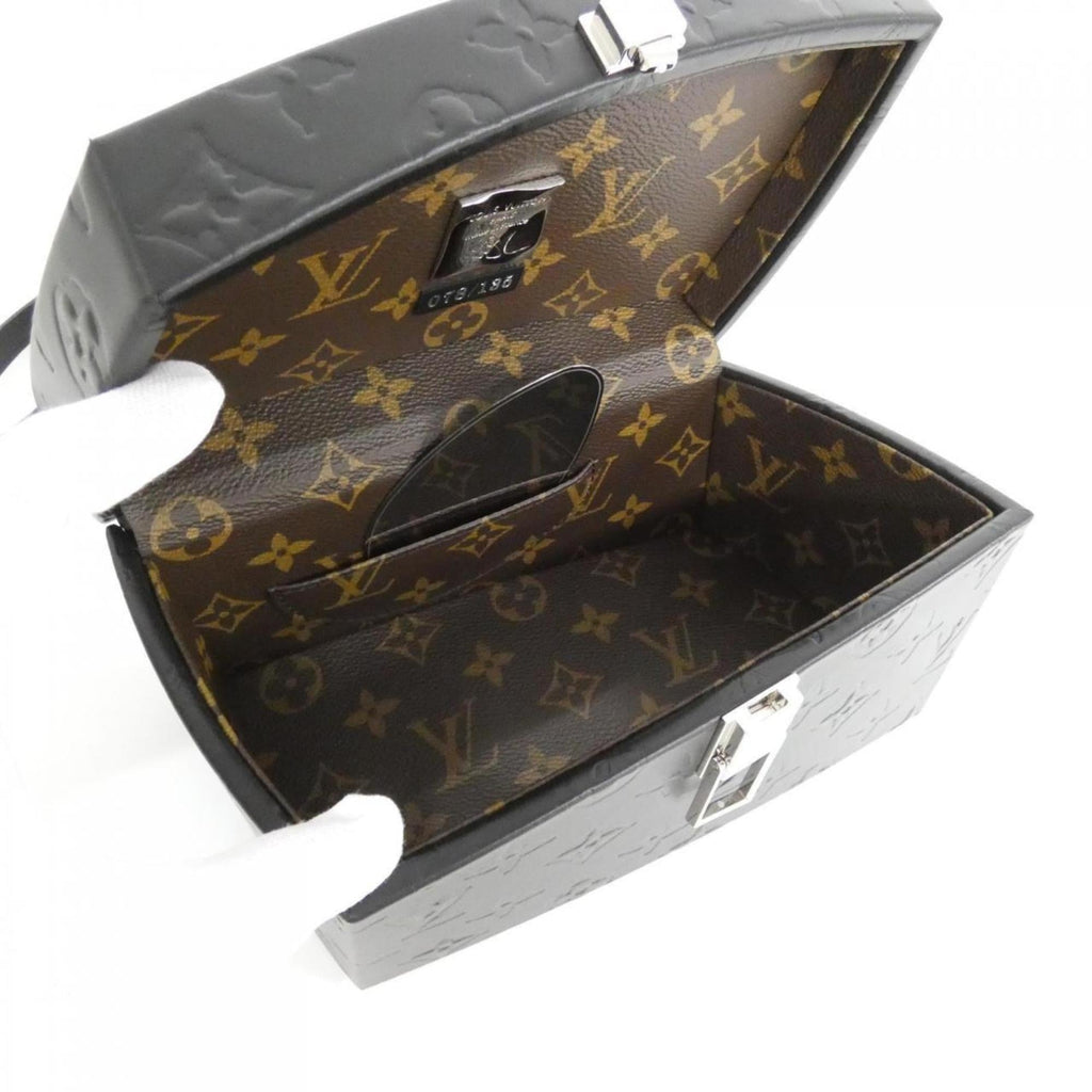Louis Vuitton Black Leather Handbag