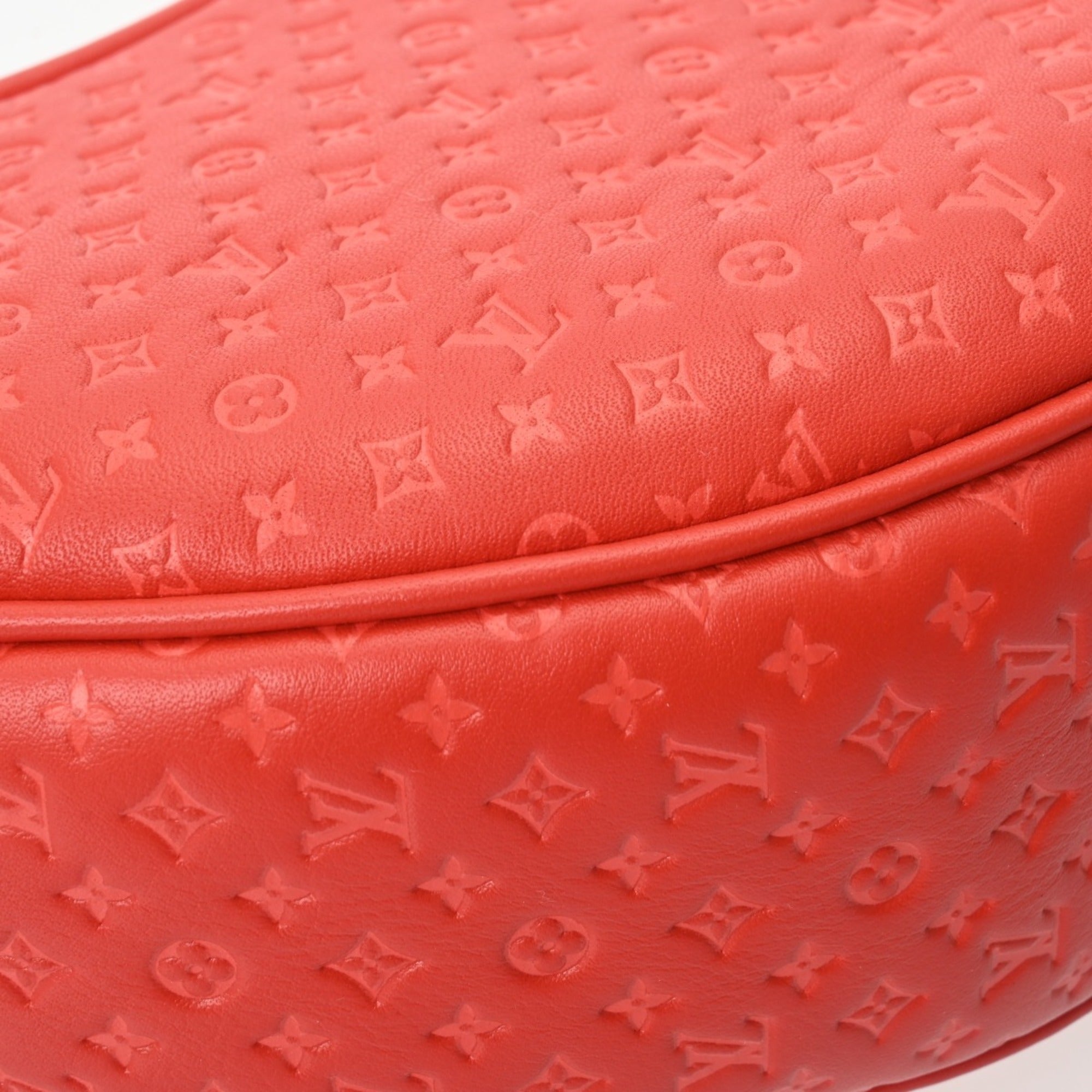 Louis Vuitton Red Color Leather Shoulder Bag