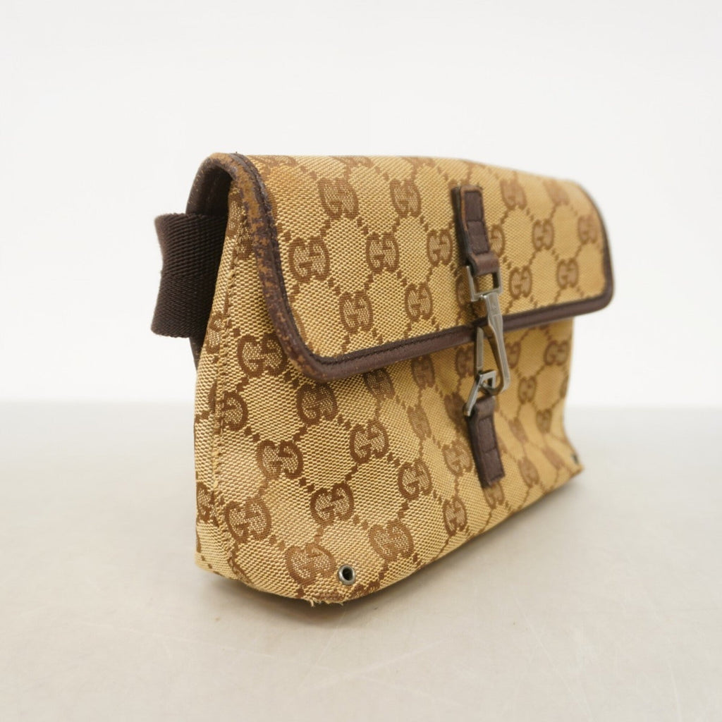 Gucci Brown Canvas Fanny Pack (Pre-Owned)