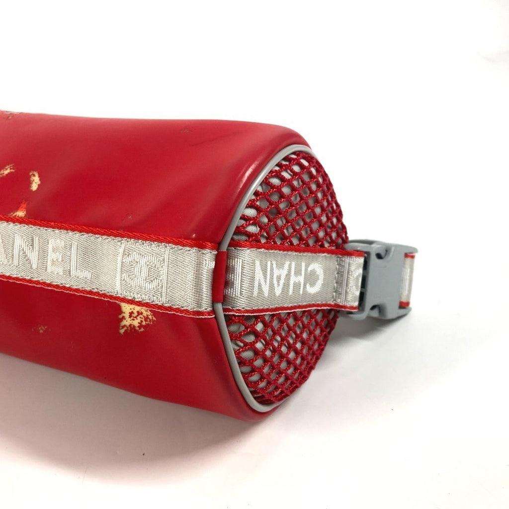 Chanel Sport Red Color White Rubber Handbag
