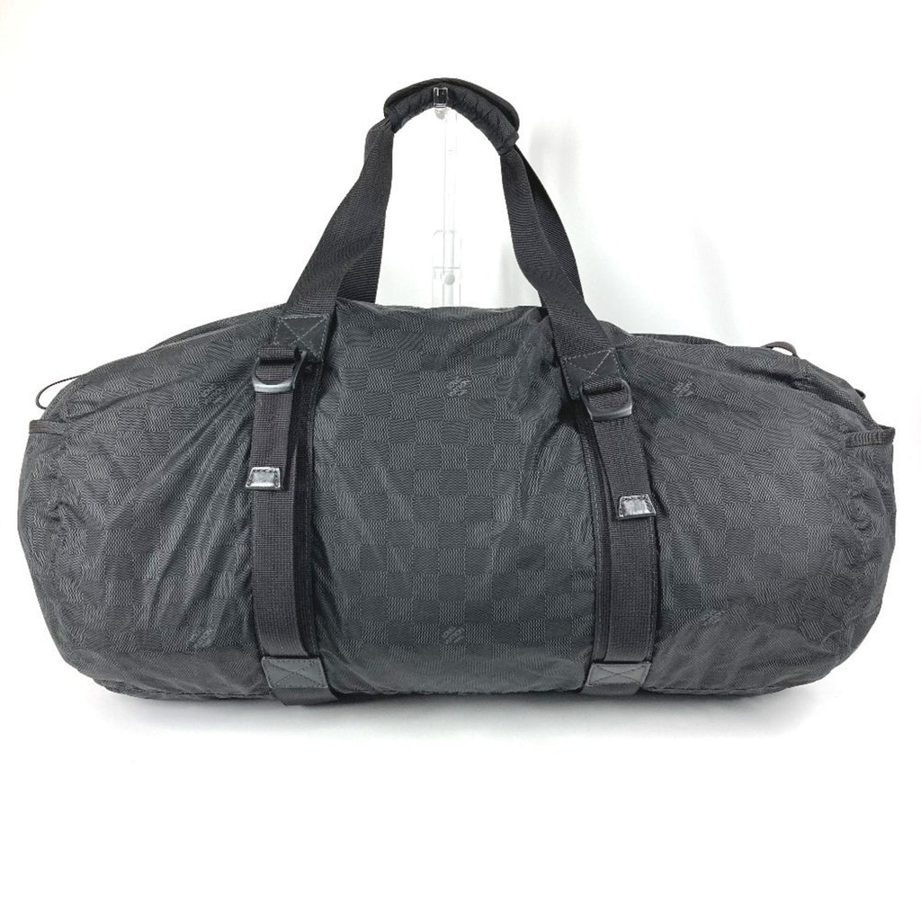 Louis Vuitton Black Damier Canvas Boston Bag Shoulder Bag