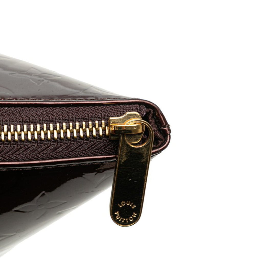 Louis Vuitton Amarante Brown Patent Leather Leather Handbag Shoulder Bag