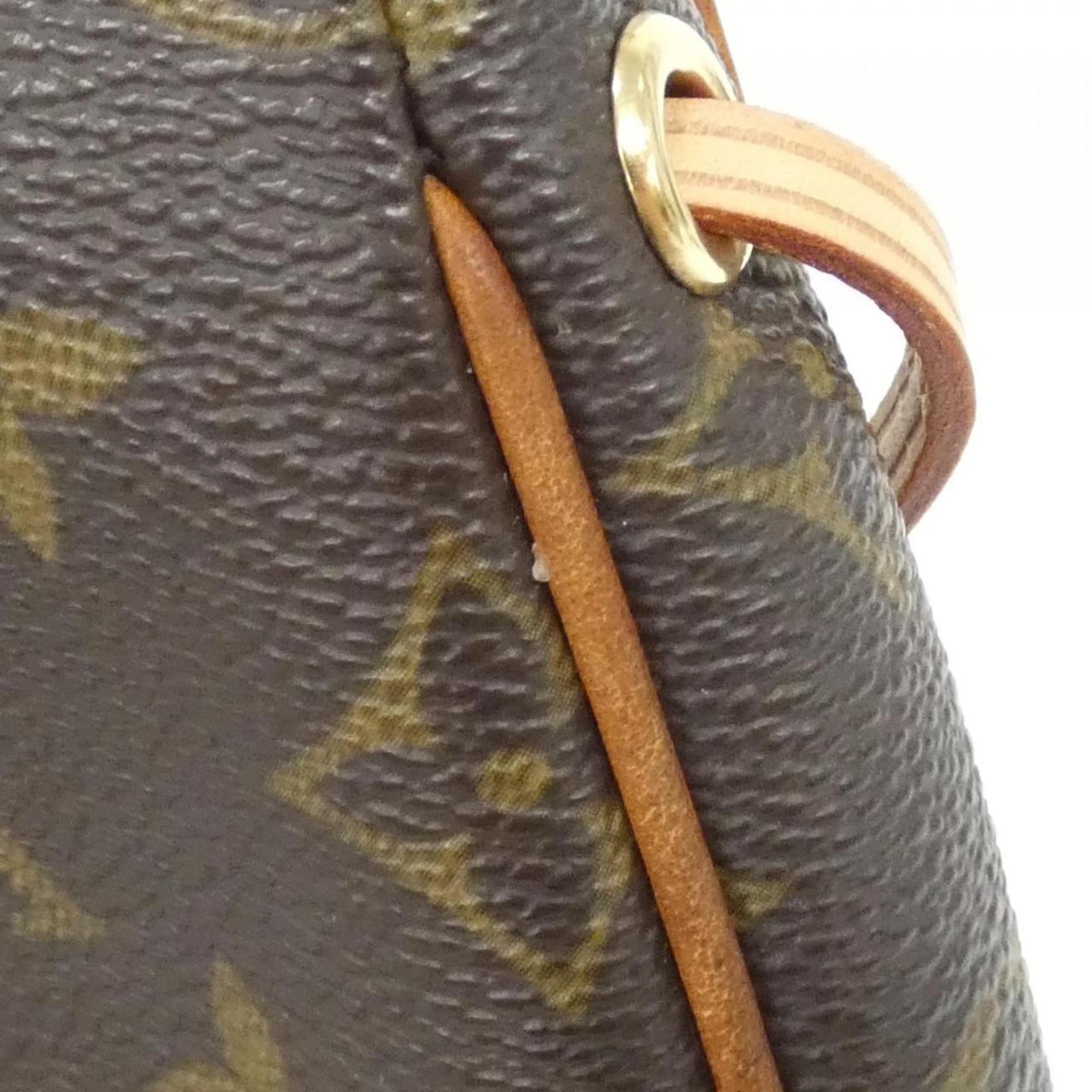 Louis Vuitton Brown Coated Canvas Pochette Shoulder Bag