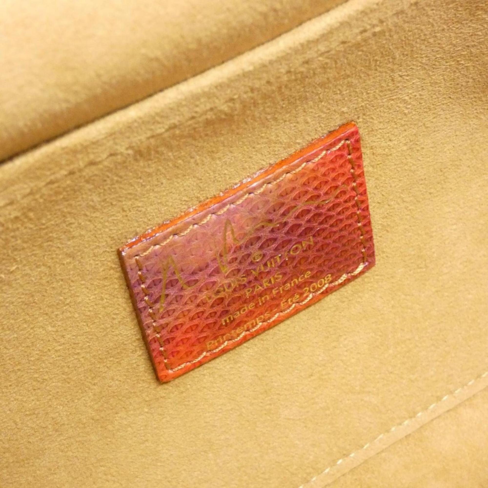 Louis Vuitton Brown Coated Canvas Handbag