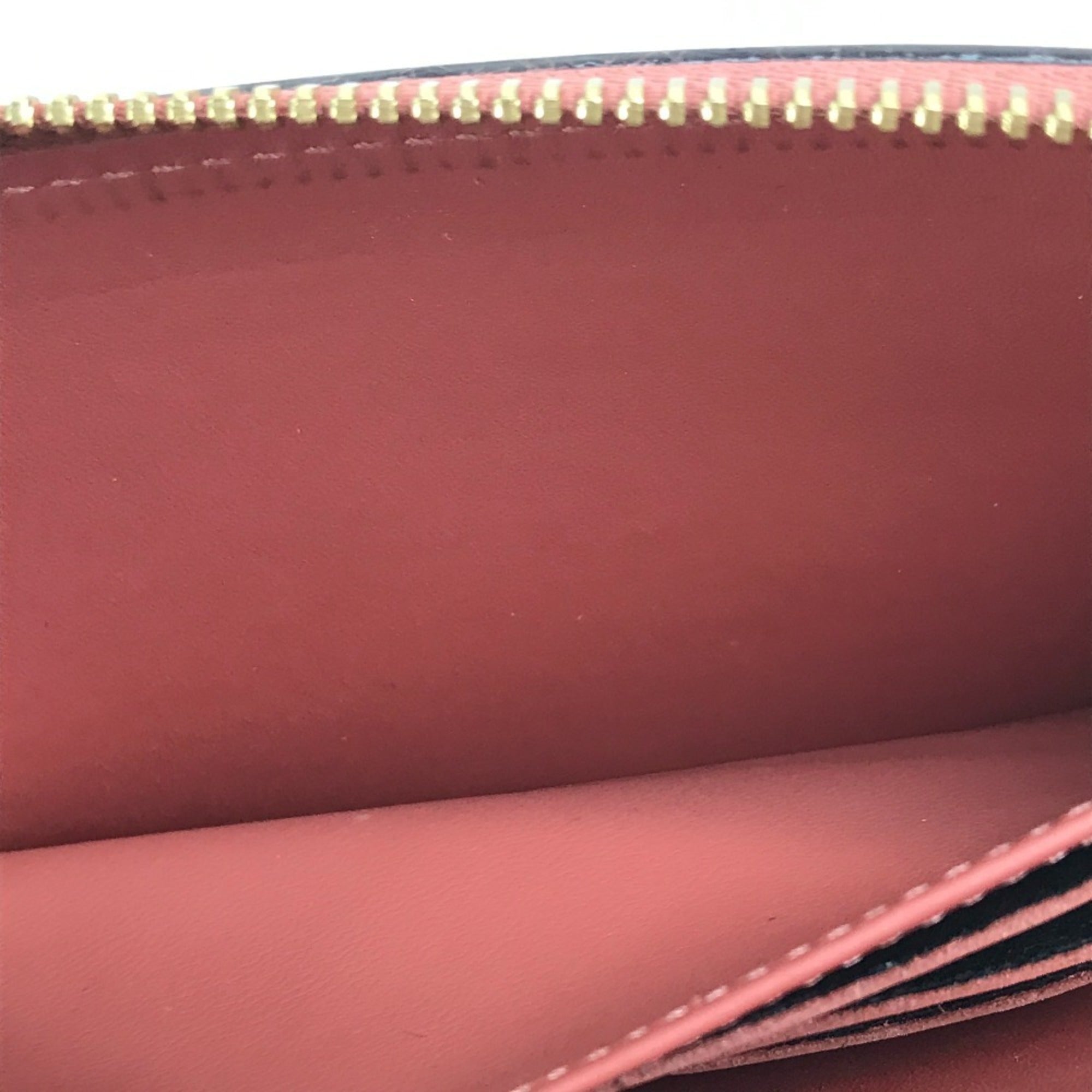 Louis Vuitton Monogram Monogram Pink Beige Monogram Patent Leather Long Wallet
