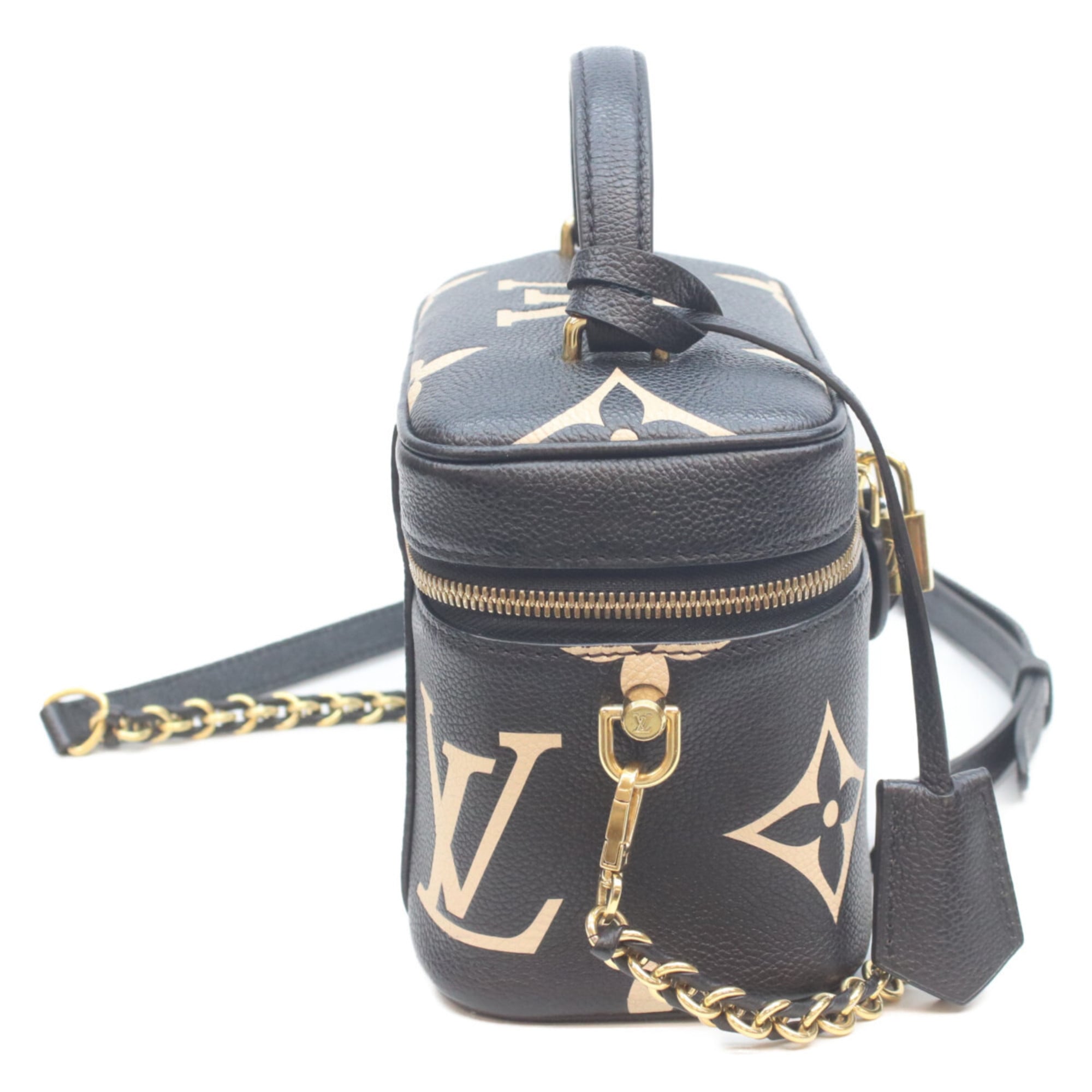 Louis Vuitton Black Noir Monogram Empreinte Shoulder Bag