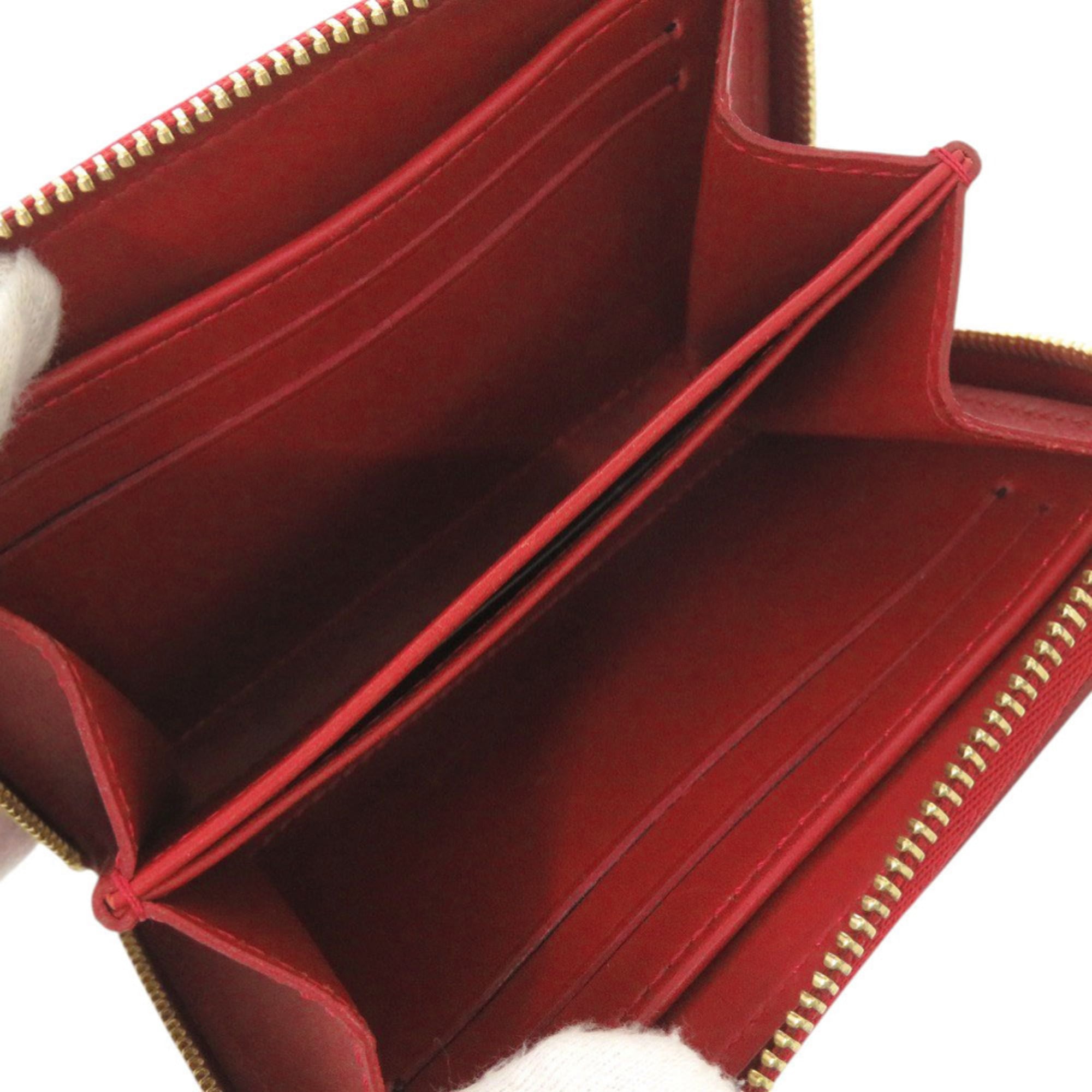 Louis Vuitton Red Color Monogram Vernis Coin Purse/Coin Case