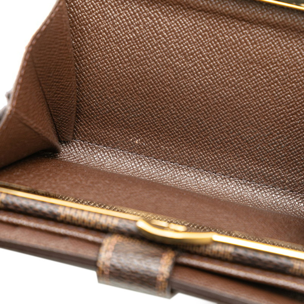 Louis Vuitton Brown Pvc Wallet (Tri-Fold)
