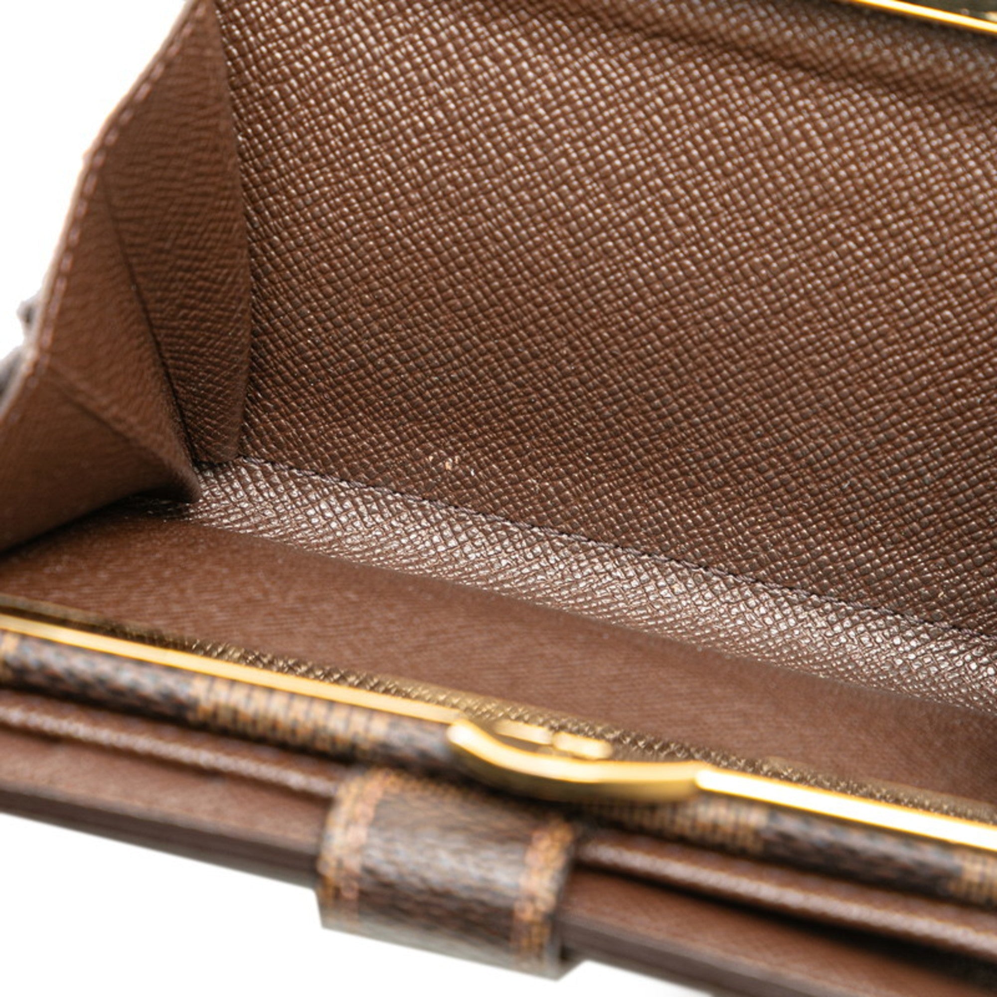 Louis Vuitton Brown Pvc Wallet (Tri-Fold)