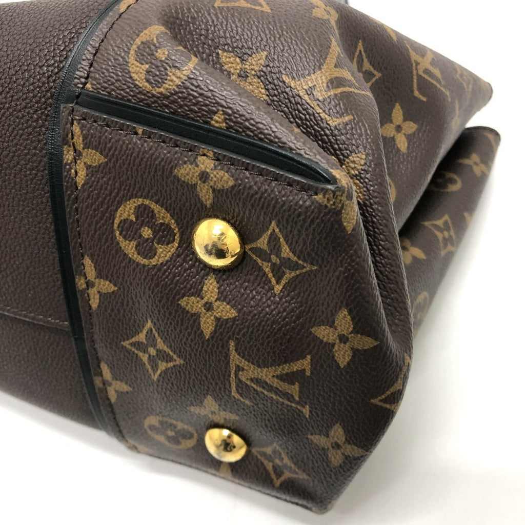 Louis Vuitton Brown Chocolat Monogram Canvas Cuir Ombre Leather Handbag