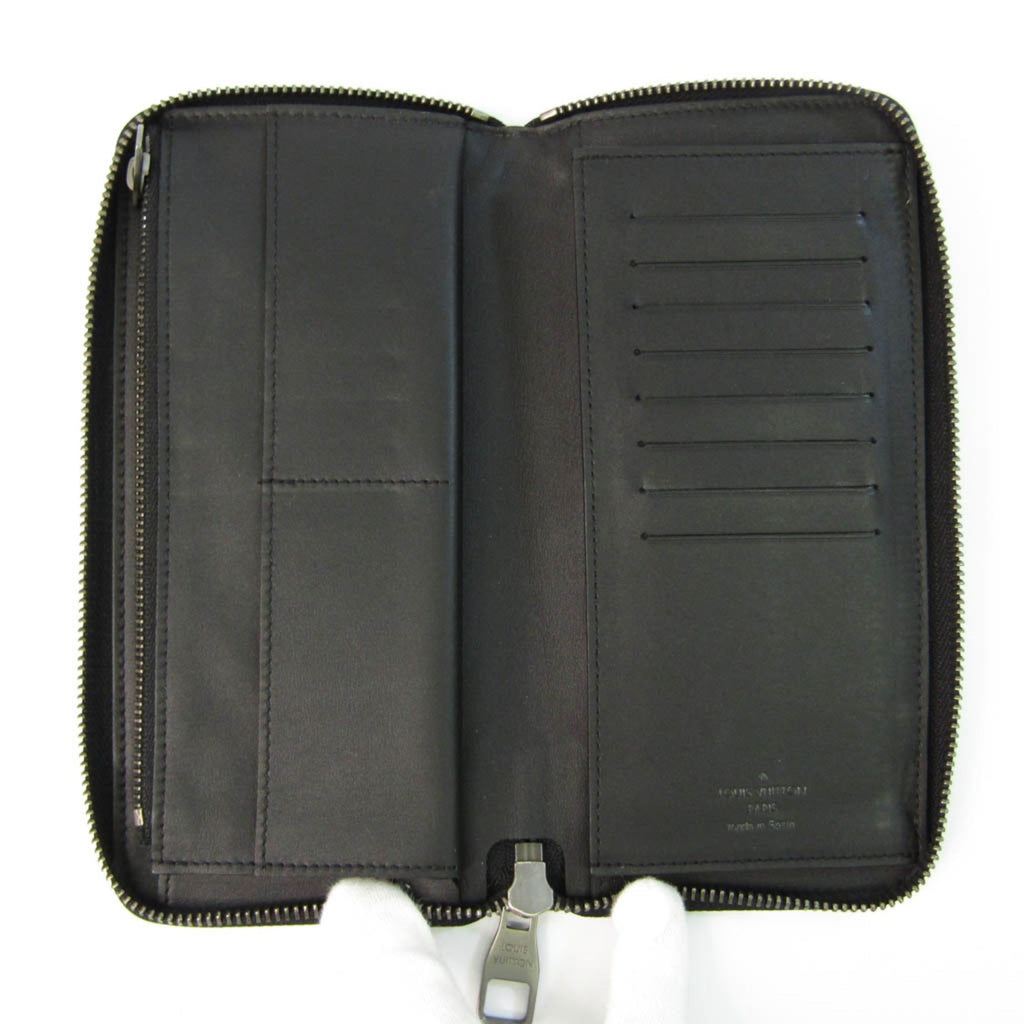 Louis Vuitton Damier Infini Zippy Wallet Vertical N63548 Men's Damier Infini Long Wallet (bi-fold) Onyx
