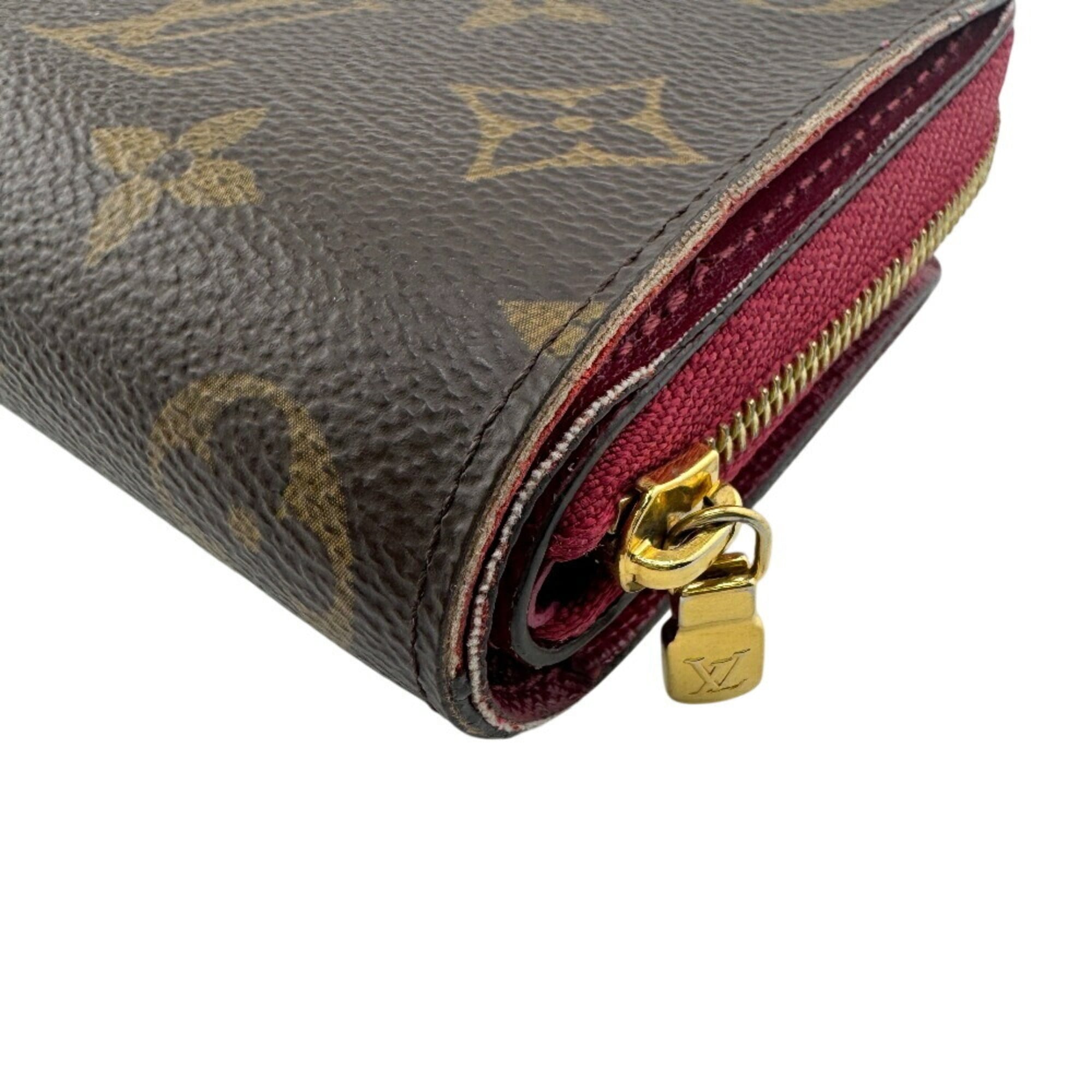 Louis Vuitton Pink Leather Wallet
