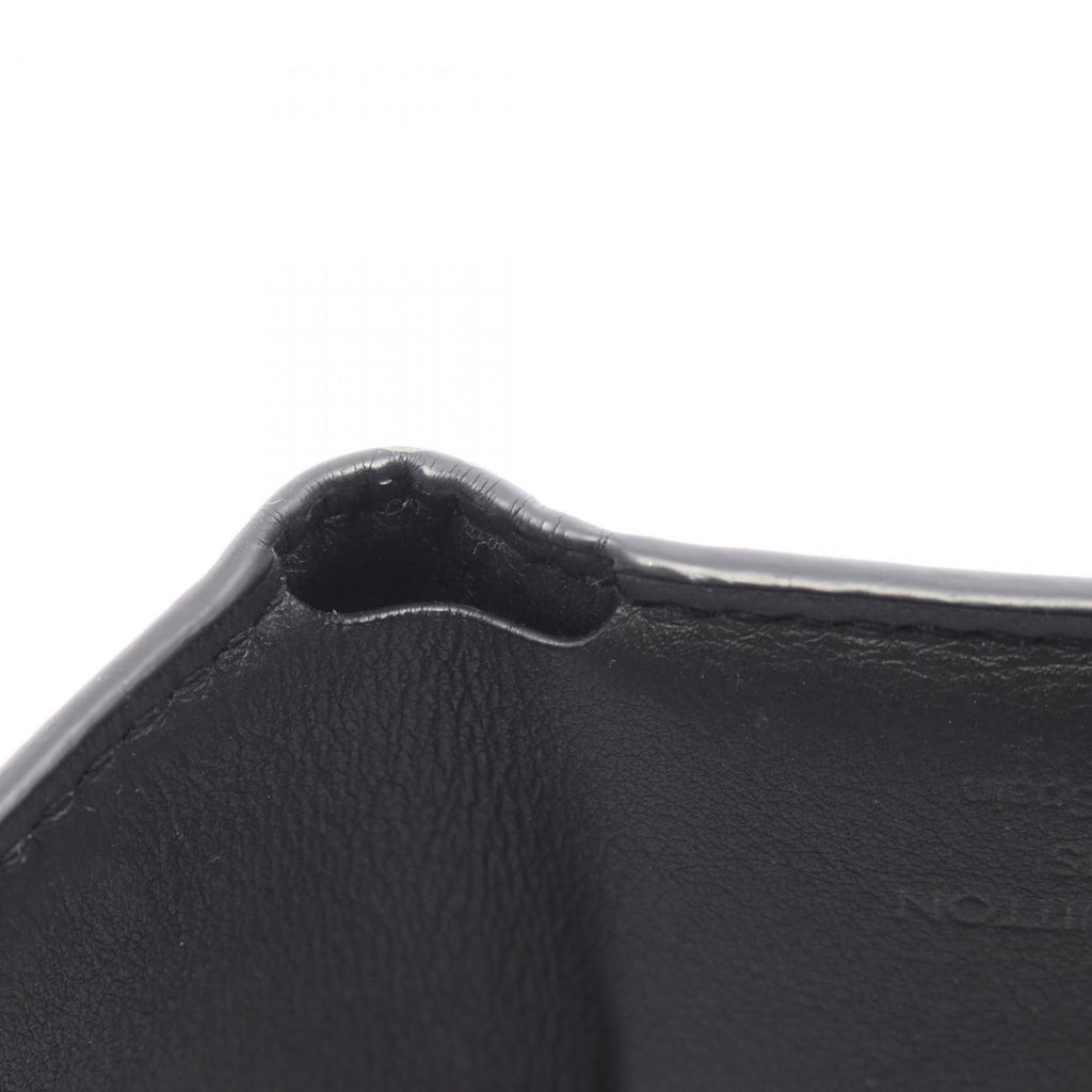 Louis Vuitton Black Noir Monogram Shadow Wallet (Tri-Fold)