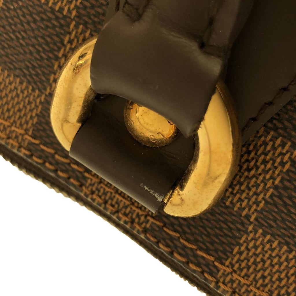 Louis Vuitton Brown Coated Canvas Handbag