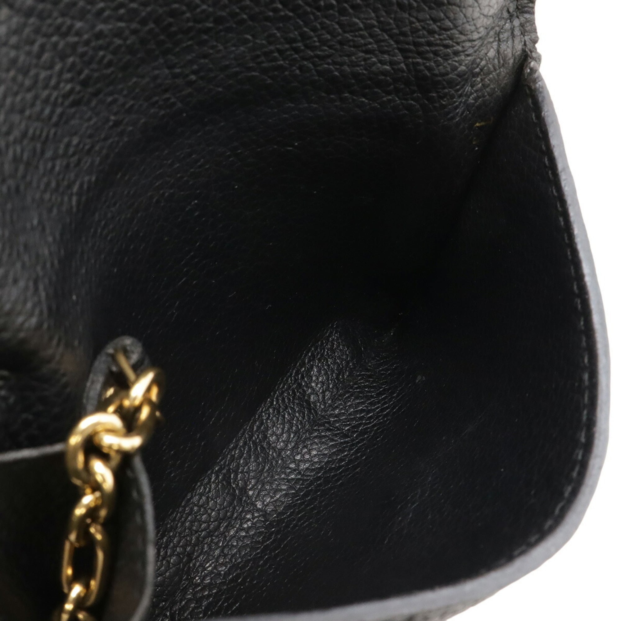 Louis Vuitton Black Noir Monogram Empreinte Leather Coin Purse/Coin Case