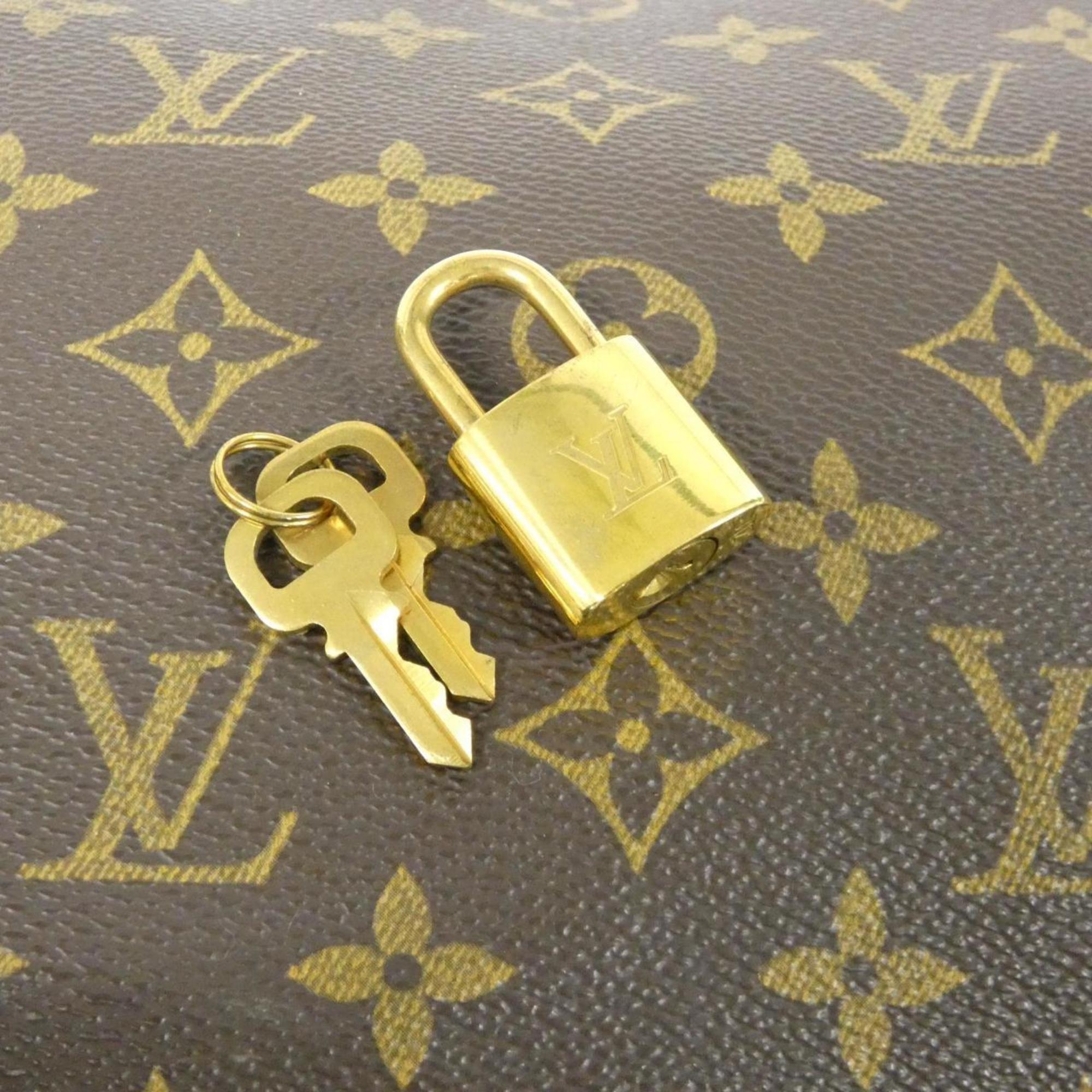 Louis Vuitton Brown Coated Canvas Boston Bag
