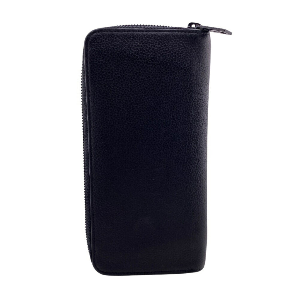 Louis Vuitton Black Leather Long Wallet