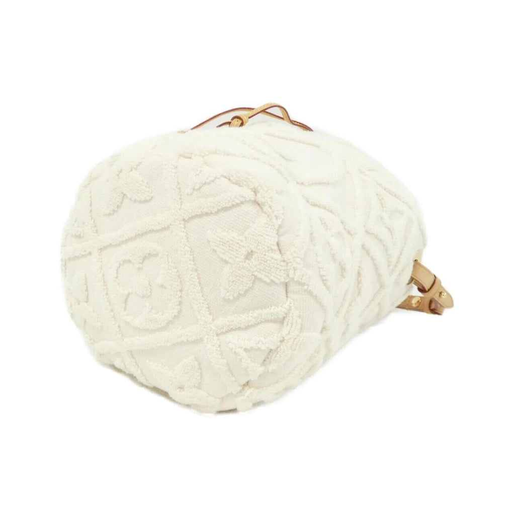 Louis Vuitton White Jacquard Cotton Handbag
