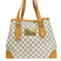 Louis Vuitton White Damier Azur Leather Tote Bag