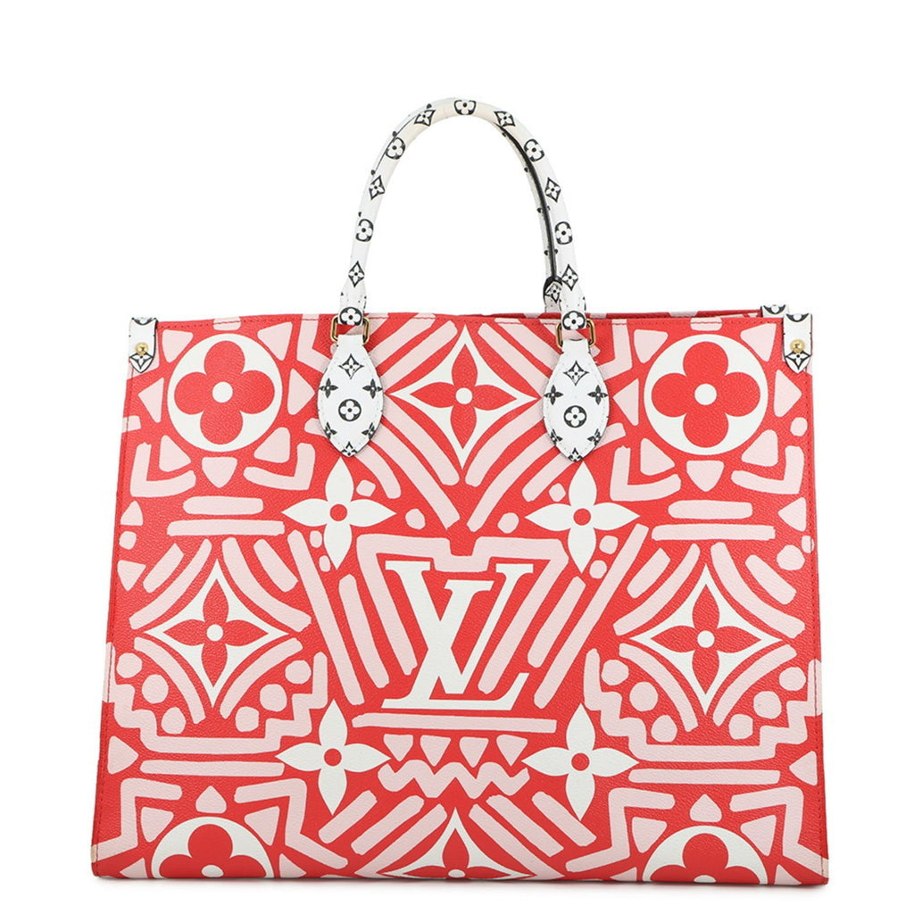 Louis Vuitton Monogram Red Color Monogram Shoulder Bag Tote Bag
