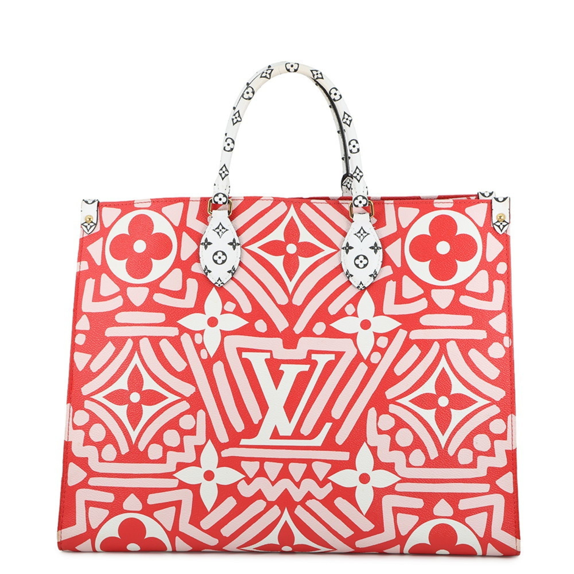 Louis Vuitton Monogram Red Color Monogram Shoulder Bag Tote Bag