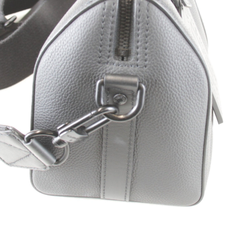 Louis Vuitton Black Leather Shoulder Bag