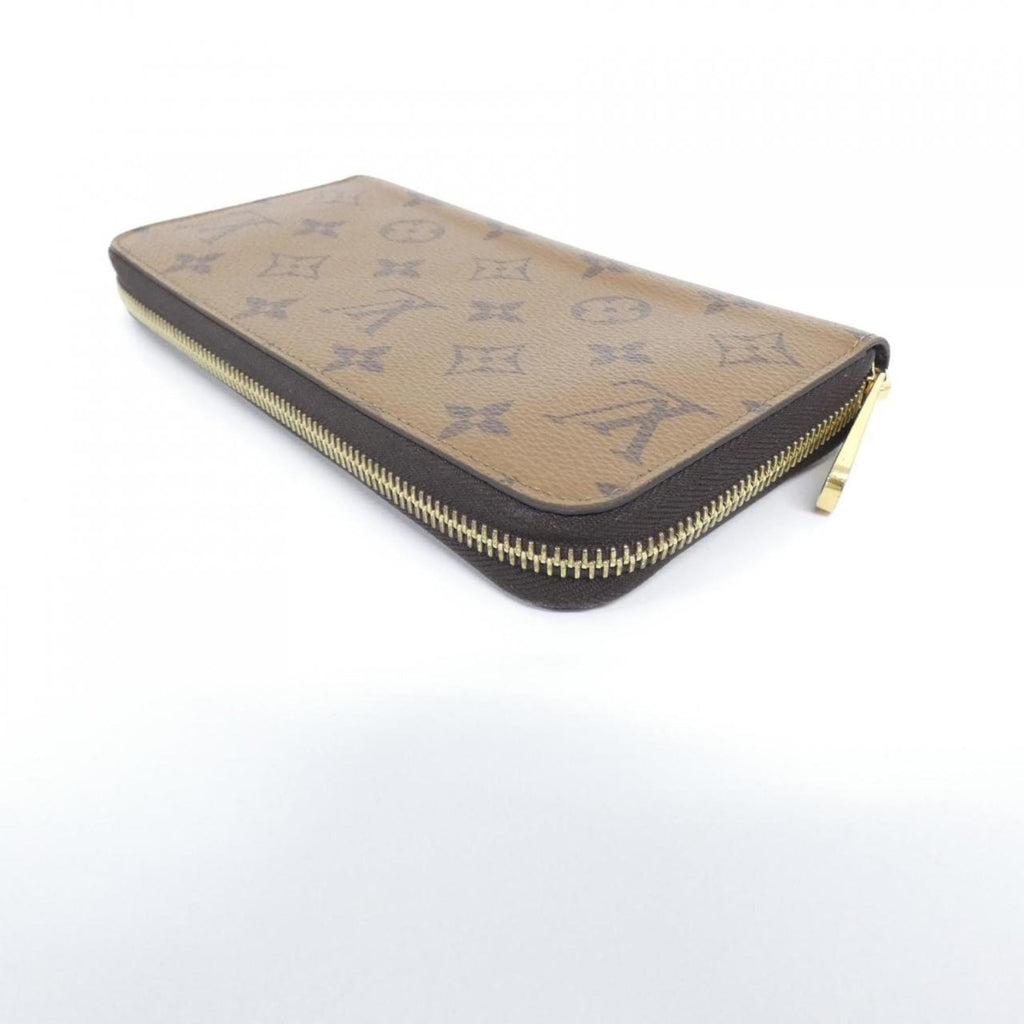 Louis Vuitton Marron Coated Canvas Long Wallet