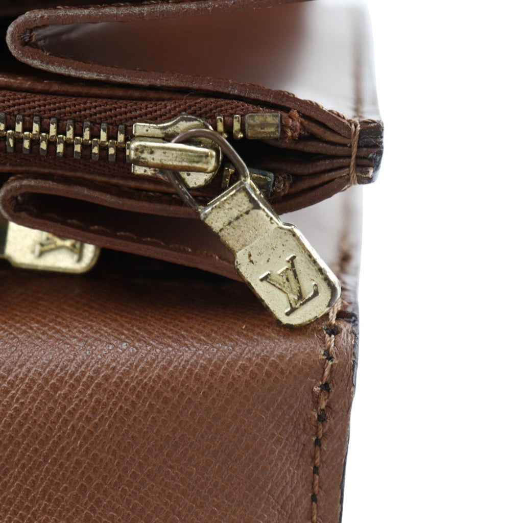 Louis Vuitton Brown Monogram Canvas Handbag