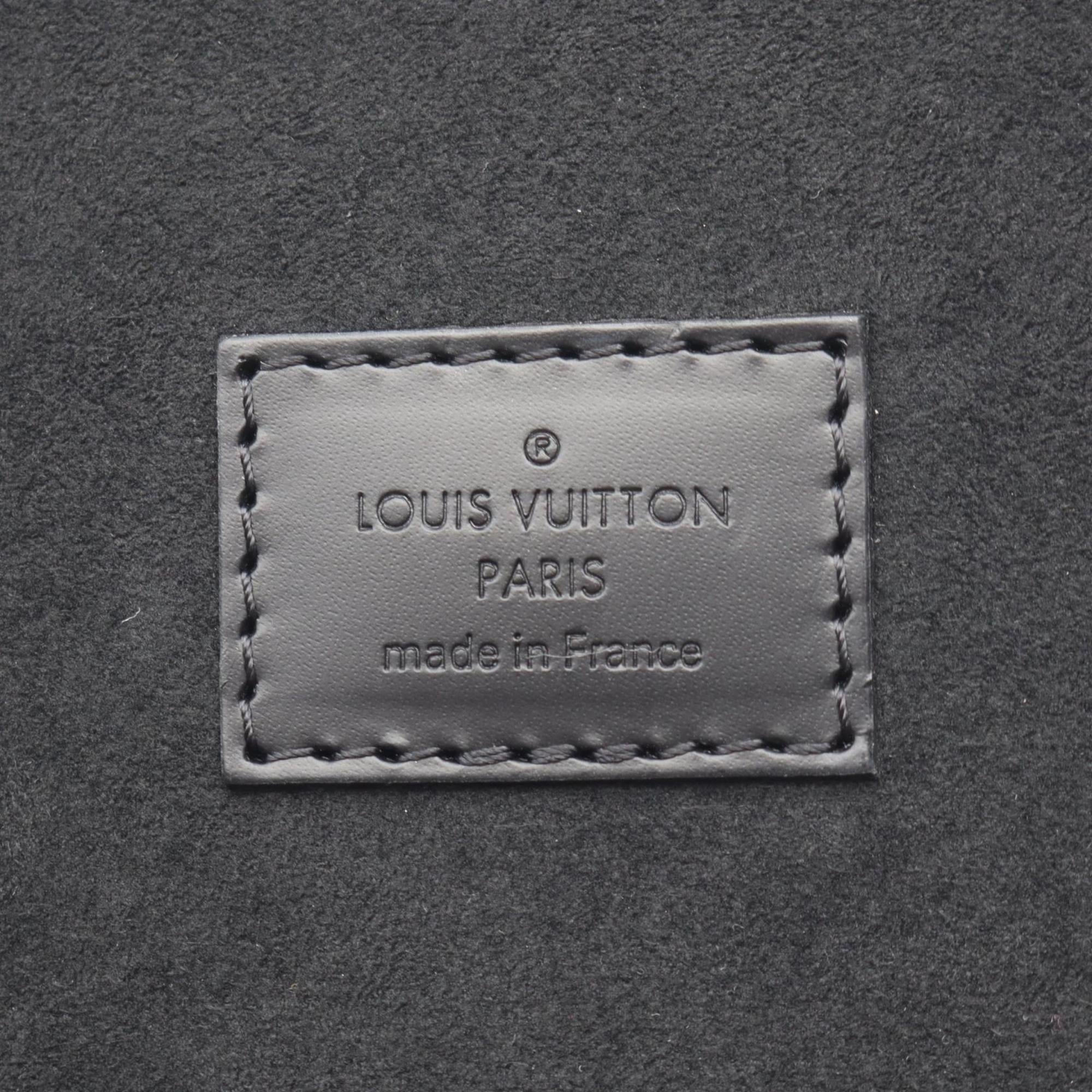 Louis Vuitton Black Noir Epi Leather Handbag